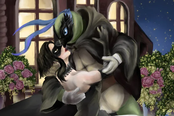 TMNT porn Leonardo and Karai