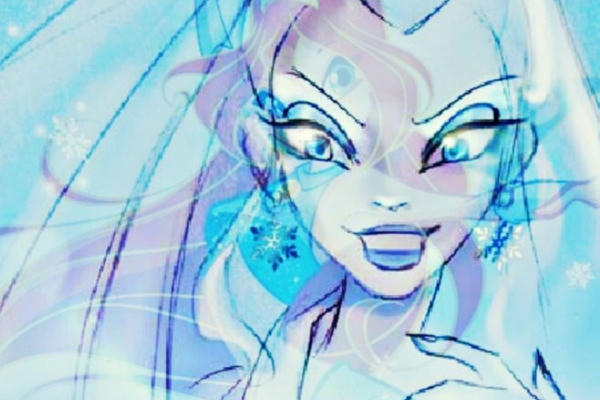 Рыжая фея Блум из Winx Club побаловала дрочкой зайчика