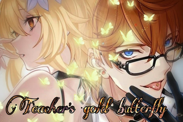 Teacher's gold butterfly